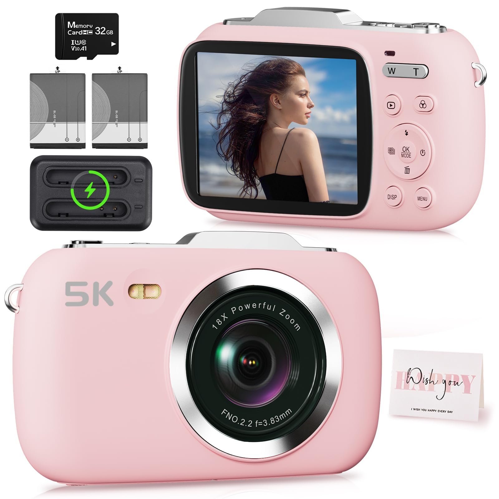 Amazon.com : Digital Camera,5K Cameras for Photography,80MP UHD